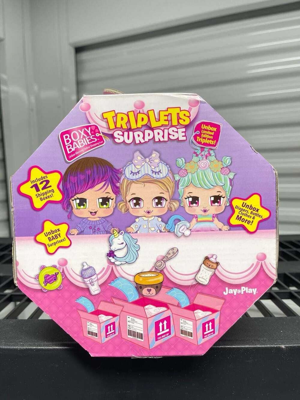 Boxy Babies Triplets Surprise Limited Edition Doll Set with 12 Surprises